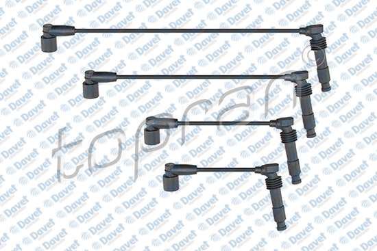 TOPRAN 205104001 Buji Kablosu Takim Astra F 1.8 2.0 16v Astra G 2.0 16v Vectra B 1.8 2.0 16v 96- (C18xe-X20xev)